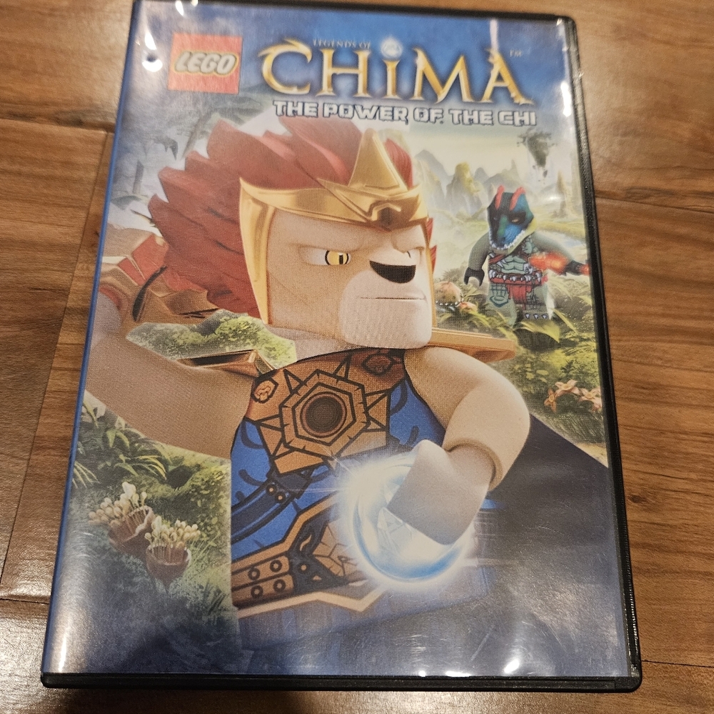 LEGO Chima The Power of the Chi DVD with Blue and Gold Cover